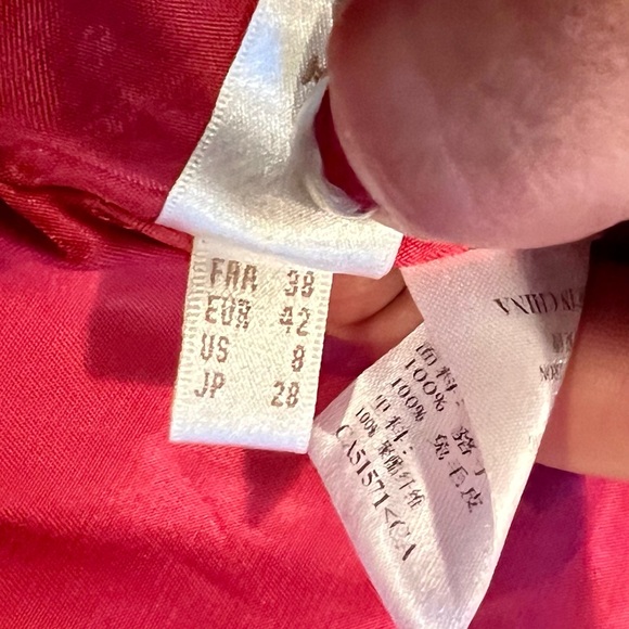 ENJOY FUR’s Raccoon Hair Red Gilet Size Small - Picture 13 of 14